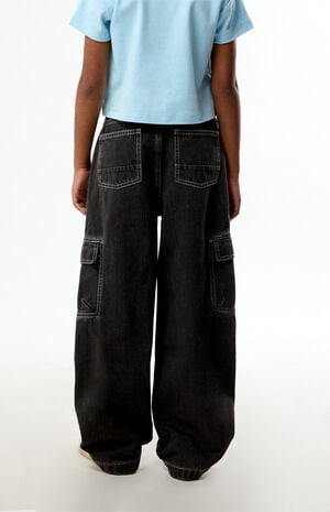 Pacsun Baggy Jeans Cargo Black Wash