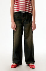 Pacsun Kids Baggy Jeans Dark Blue Tint