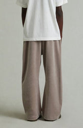 Fear of God ESSENTIALS Kids Smoke Grey Velour Flare Sweatpants
