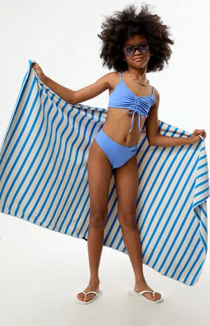 Pacsun Kids Cinch Front Bralette Top & Bikini Set