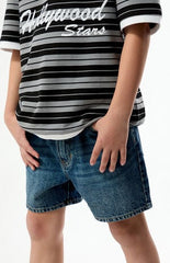Pacsun Kids Baggy Denim Shorts Medium Blue Tint
