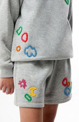 Pacsun Kids Moon Patch Baggy Sweat Shorts