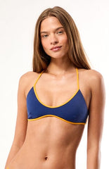 Pacsun Navy Courtney Halter Bikini Top