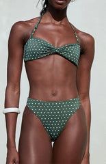 Pacsun Polka Dot Kalilah Bandeau Bikini Top