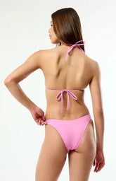 Pacsun Pink Summer Lace Triangle Bikini Top