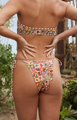 Pacsun Printed Jasper Side Tie Bikini Bottom
