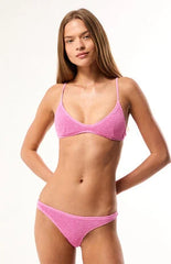 Pacsun Pink Jessie Scrunch Low Rise Bikini Bottom