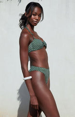 Pacsun Polka Dot Kaelan High Waisted Cheeky Bikini Bottom