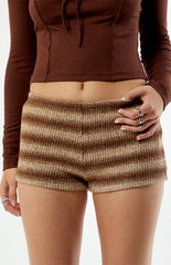 Your Favorite Striped Knit Micro Shorts