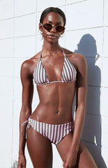 Roxy Stripe Out Triangle Bikini Top