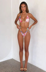 Tiger Mist Floral Resin Ring Finlea High Cut Cheeky Bikini Bottom