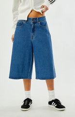 adidas Firebird Denim Jorts