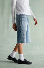 RARE DNM EDIT Peyton Extreme Jorts Star Studded Light Blue