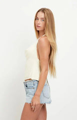 Pacsun Jamie Low Rise Jean Micro Shorts Ripped Waistband Light Blue