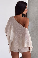 Tiger Mist Fern Crochet Shorts