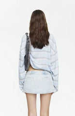 LIONESS Rhode Denim Mini Skort
