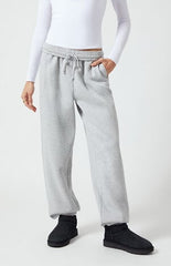Pacsun Heather Grey Ultra Soft Fleece Classic Sweatpants