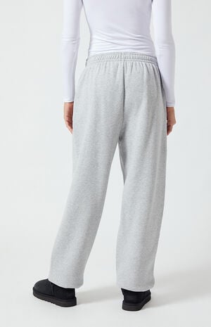 Pacsun Heather Grey Ultra Soft Fleece Classic Sweatpants