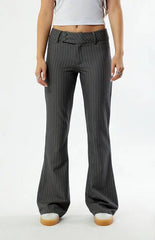 Your Favorite Office Siren Pinstripe Flare Pants