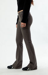 Pacsun Low Rise Flare Pants Stretch Pinstripe