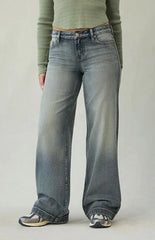 Pacsun Casey Low Rise Baggy Jeans Light Blue Wash
