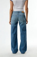 Pacsun Zoe Low Rise Girlfriend Jeans Medium Blue