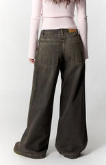 Pacsun Sloane Low Rise Ultra Baggy Jeans Brown