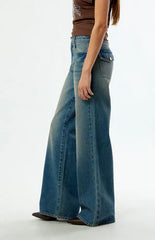 Pacsun Casey Low Rise Baggy Jeans Light Indigo