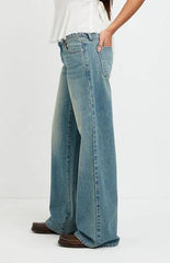 Pacsun Casey Low Rise Baggy Jeans Medium Blue Tint