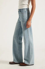Pacsun Madison High Waisted Girlfriend Jeans Light Blue