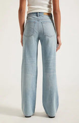Pacsun Madison High Waisted Girlfriend Jeans Light Blue