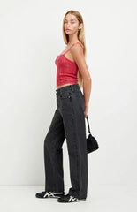 Pacsun Alex Relaxed Straight Jeans Black