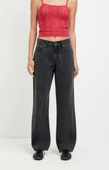 Pacsun Alex Relaxed Straight Jeans Black