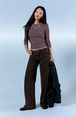Pacsun Casey Low Rise Baggy Jeans Brown