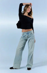 Pacsun Casey Low Rise Baggy Jeans Lighter Blue