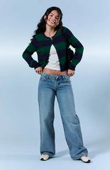 Pacsun Zoe Low Rise Girlfriend Jeans Medium Blue Wash