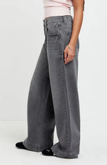 Pacsun Sloane Low Rise Ultra Baggy Jeans Back Tab Gray