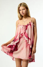 Steve Madden Floral Lorella Mini Dress
