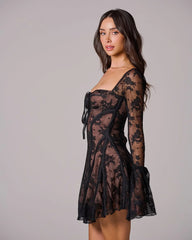 Amaya – The Romantic Lace Illusion Dress