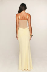 Lemon Confetti Maxi Dress