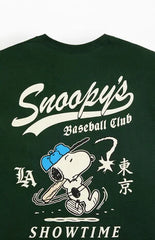 Riot Society Snoopy Baseball Showtime T-Shirt