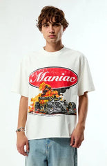 Pacsun Maniac Racing Cropped T-Shirt