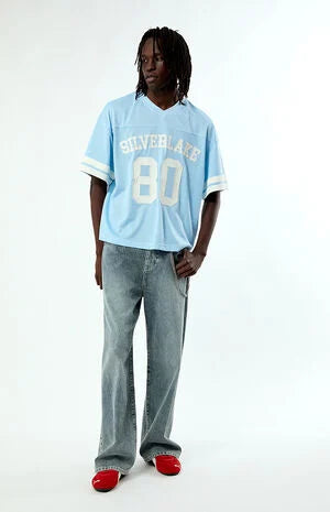 Pacsun Silverlake Cropped Football Jersey