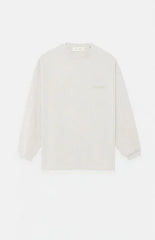 Fear of God ESSENTIALS Heather Oatmeal Classic Long Sleeve T-Shirt