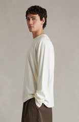 Fear of God ESSENTIALS Ivory Signature Long Sleeve T-Shirt