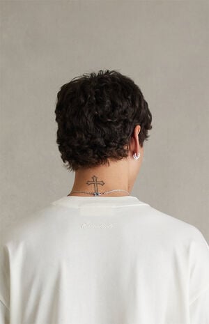 Fear of God ESSENTIALS Ivory Signature Long Sleeve T-Shirt