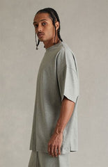 Fear of God ESSENTIALS Concrete Heather Signature '90s Short Sleeve T-Shirt