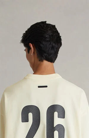 Fear of God ESSENTIALS Cream Merch Long Sleeve T-Shirt