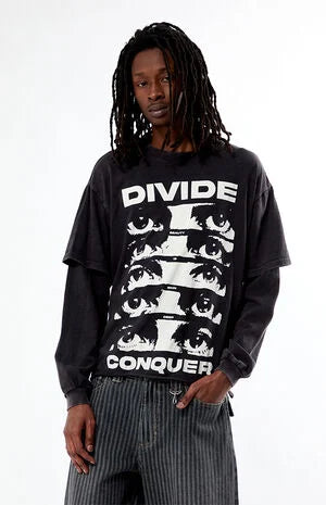 Pacsun Divide 2fer Long Sleeve T-Shirt