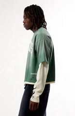 Pacsun Paradise 2fer Long Sleeve Layered T-Shirt
